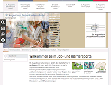 Tablet Screenshot of karriere-st-augustinus.de